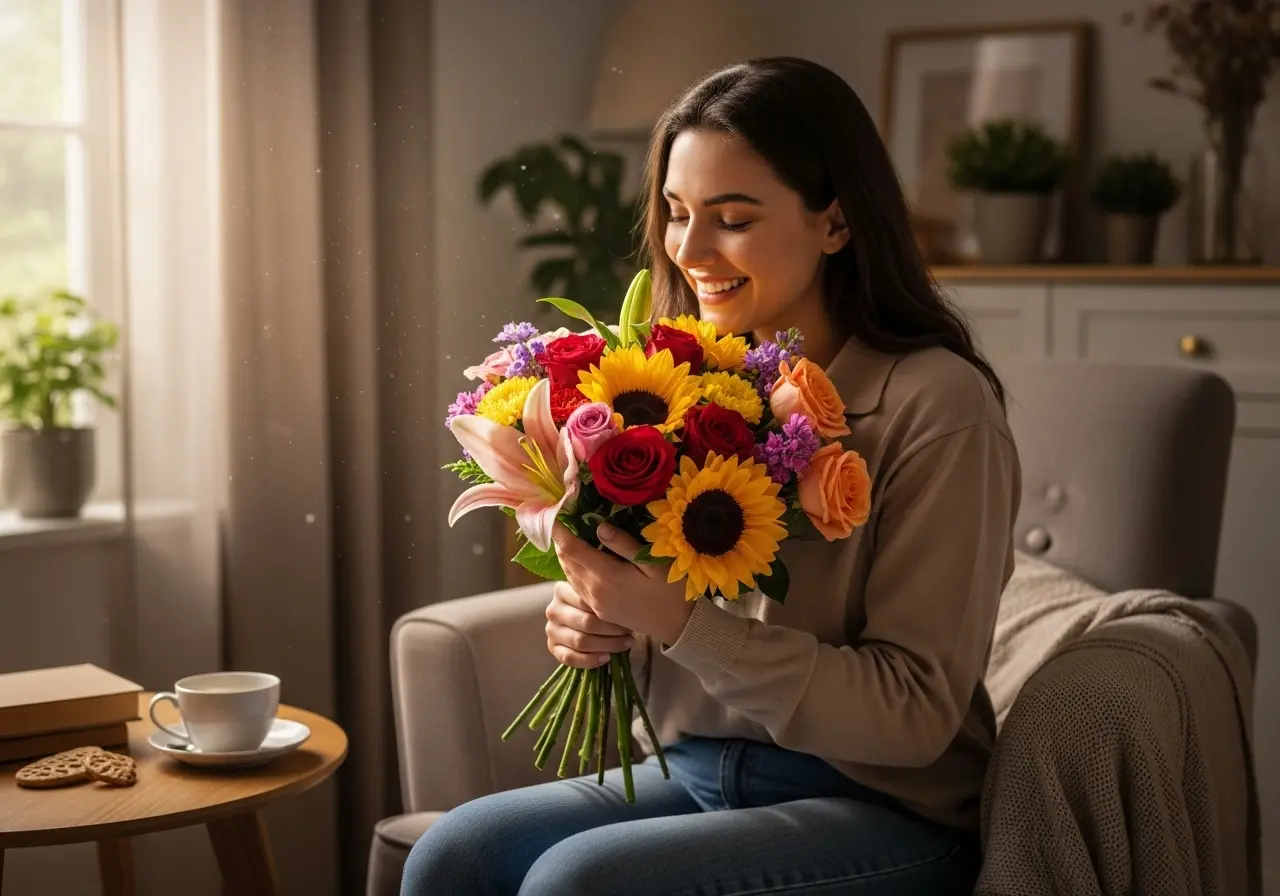 هدیه دادن گل