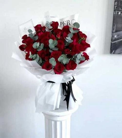 دسته گل رز