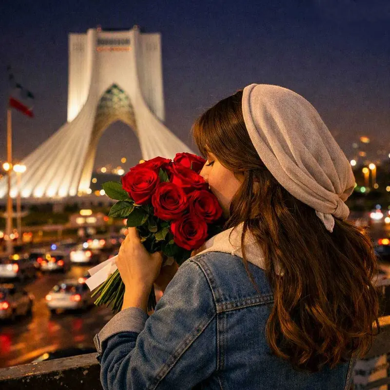 عکس گل رز عاشقانه